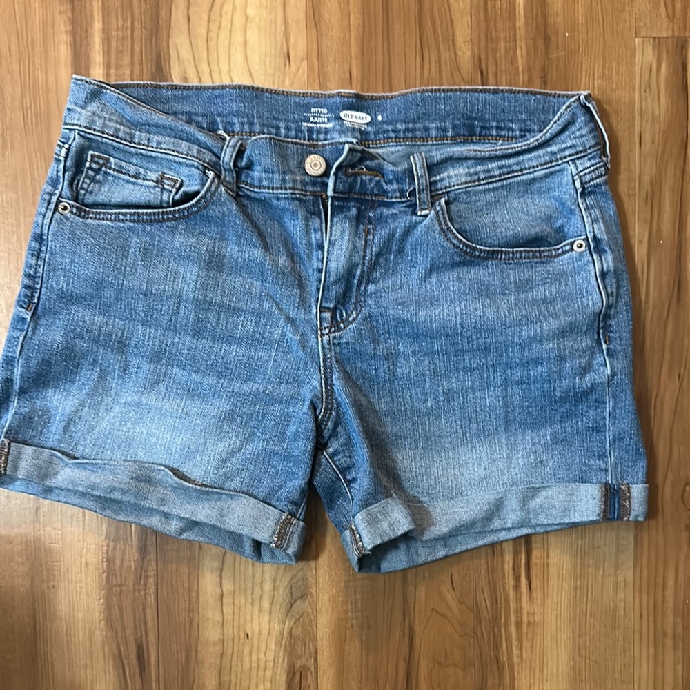 Old Navy Blue Jean Shorts with Cuffed Hem